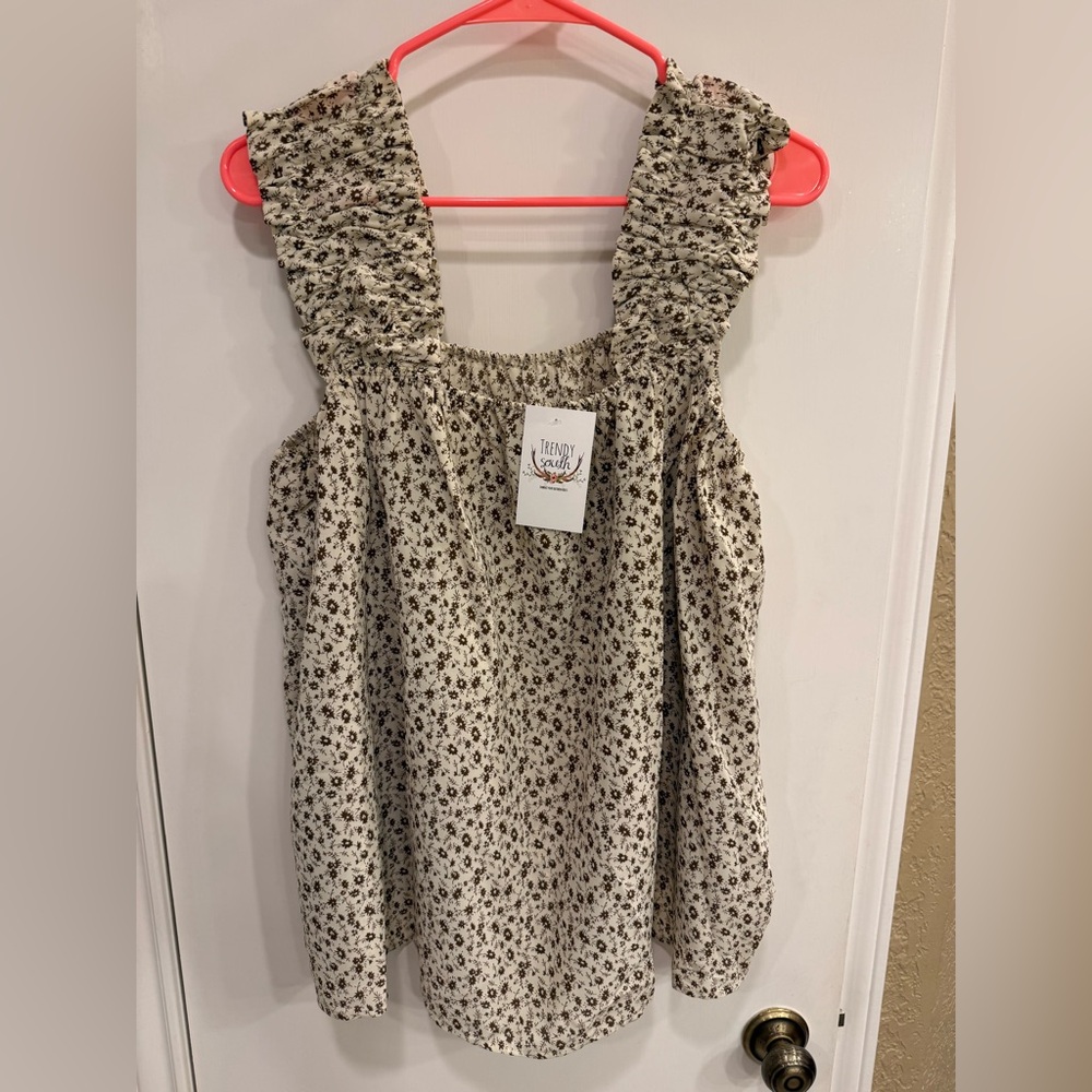 Floral Sleeveless Top